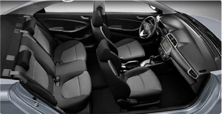 Verna Hyundai honduras detalle interior