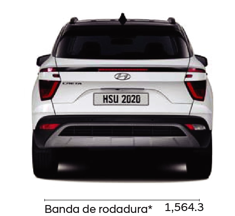 Vista posterior Buy SUV Hyundai Creta Honduras