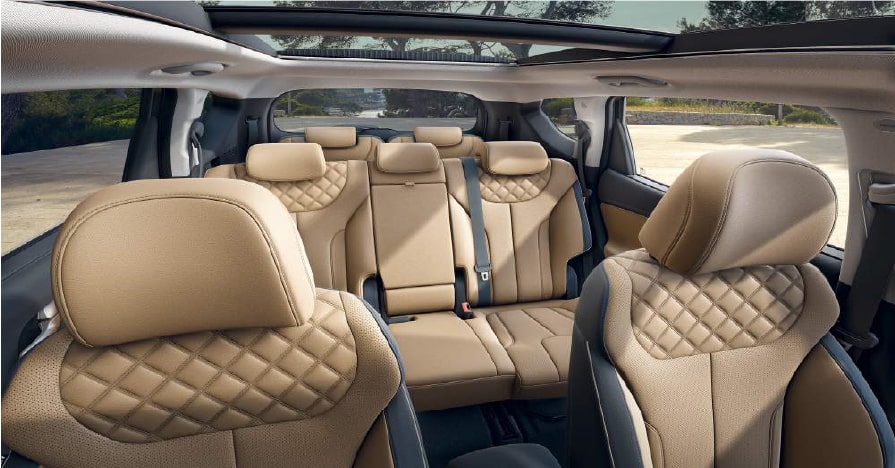 asientos  interior Santa Fe Hyundai SUV Honduras