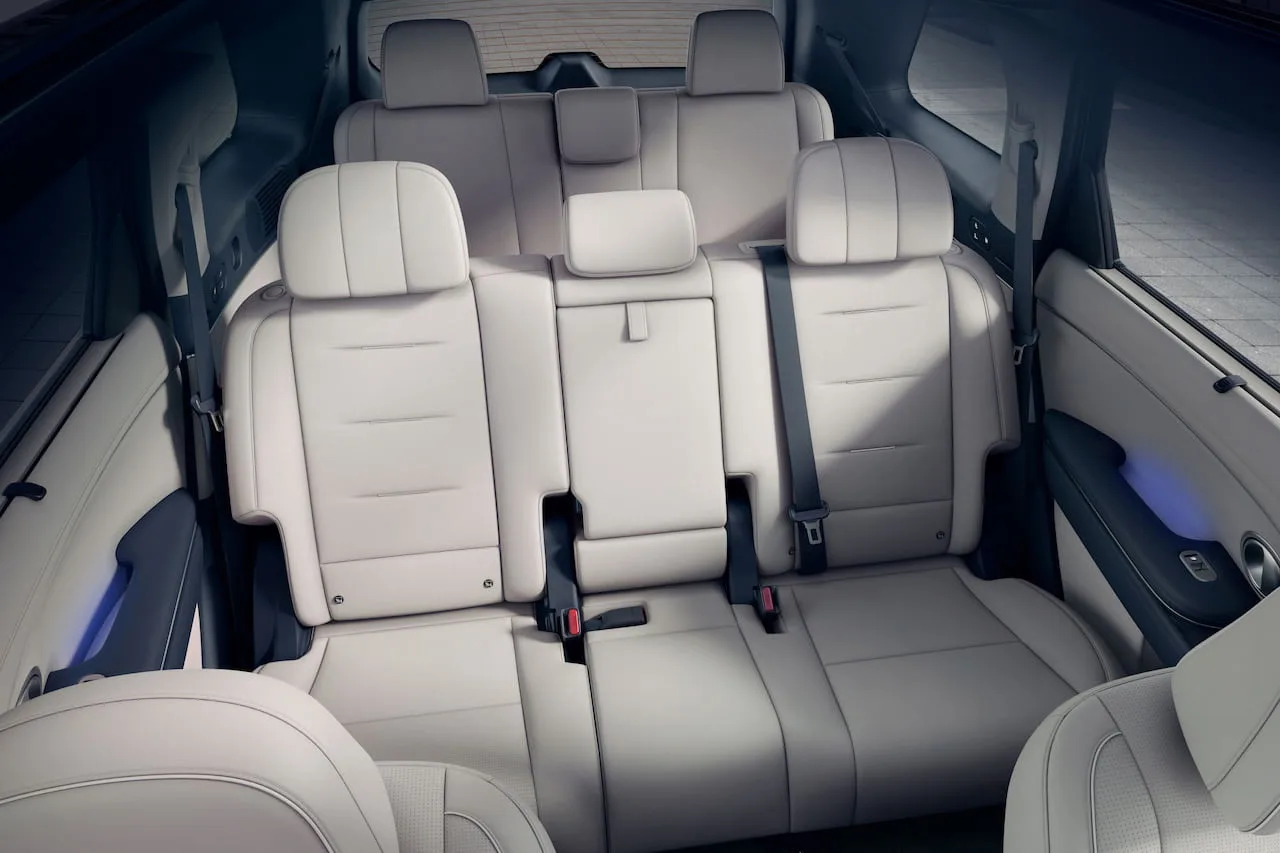 Tres filas de asientos (capacidad 8 pasajeros) | 2da y 3ra fila plegables | Tapicería de los asientos en cuero - Buy Hyundai SUV